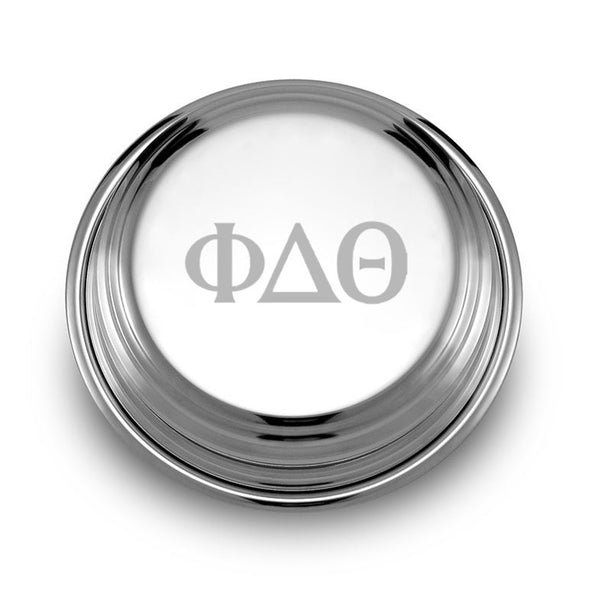 Phi Delta Theta Pewter Paperweight Shot #1