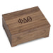 Phi Delta Theta Solid Walnut Desk Box