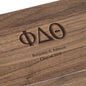 Phi Delta Theta Solid Walnut Desk Box Shot #2