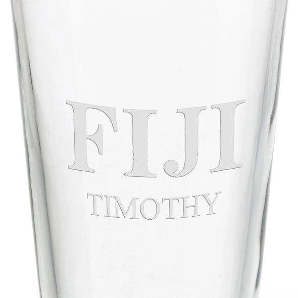 Phi Gamma Delta 16 oz Pint Glass - Set of 2 Shot #3