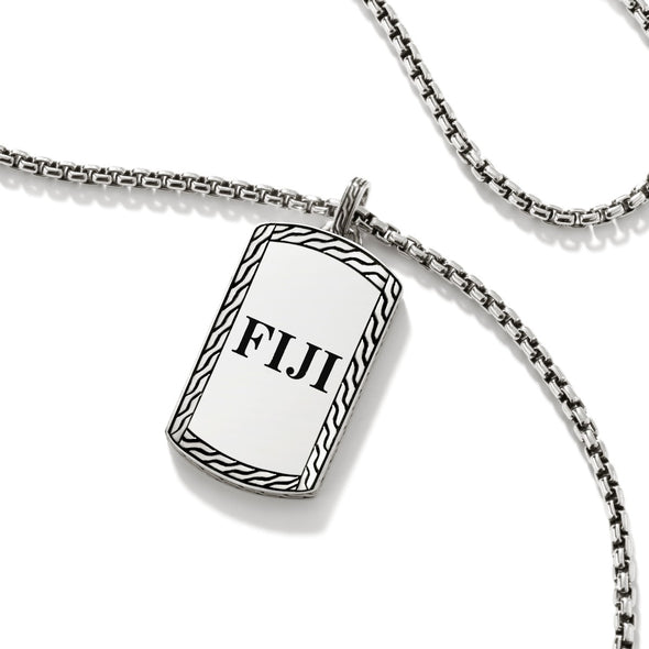 Phi Gamma Delta Dog Tag by John Hardy with Box Chain Shot #3