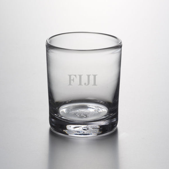 Phi Gamma Delta Double Old Fashioned Glass by Simon Pearce Shot #1