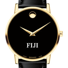 Phi Gamma Delta Men's Movado Gold Museum Classic Leather Shot #1