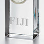 Phi Gamma Delta Tall Glass Desk Clock by Simon Pearce Shot #2