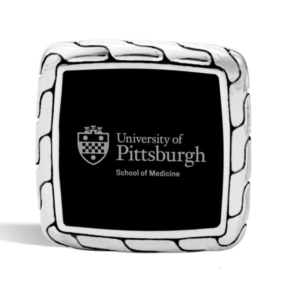 Pitt Med Cufflinks by John Hardy with Black Onyx Shot #2