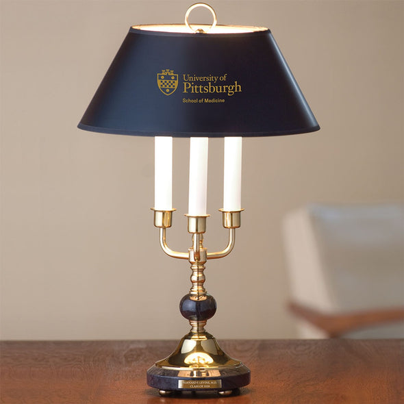 Pitt Med Lamp in Brass &amp; Marble Shot #1