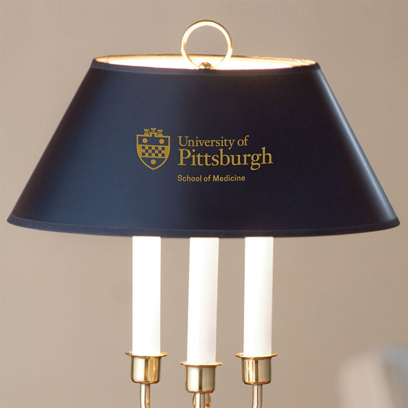 Pitt Med Lamp in Brass &amp; Marble Shot #2