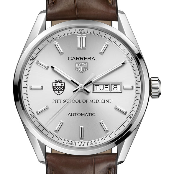 Pitt Med Men&#39;s TAG Heuer Automatic Day/Date Carrera with Silver Dial Shot #1