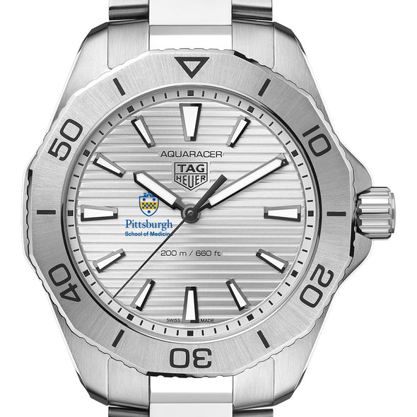 Pitt Med Men&#39;s TAG Heuer Steel Aquaracer with Silver Dial Shot #1