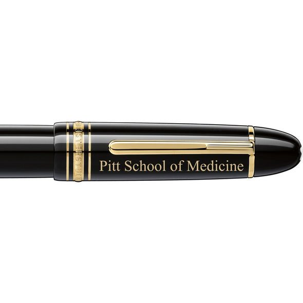 Pitt Med Montblanc Meisterstück 149 Fountain Pen in Gold Shot #2