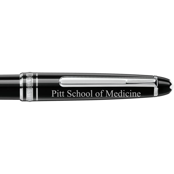 Pitt Med Montblanc Meisterstück Classique Ballpoint Pen in Platinum Shot #2