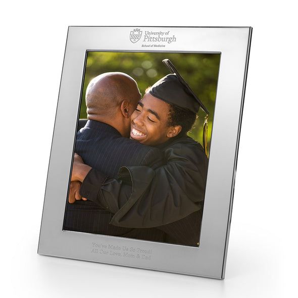 Pitt Med Polished Pewter 8x10 Picture Frame Shot #1