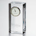 Pitt Med Tall Glass Desk Clock by Simon Pearce