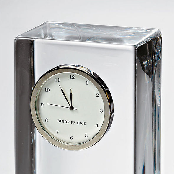 Pitt Med Tall Glass Desk Clock by Simon Pearce Shot #3