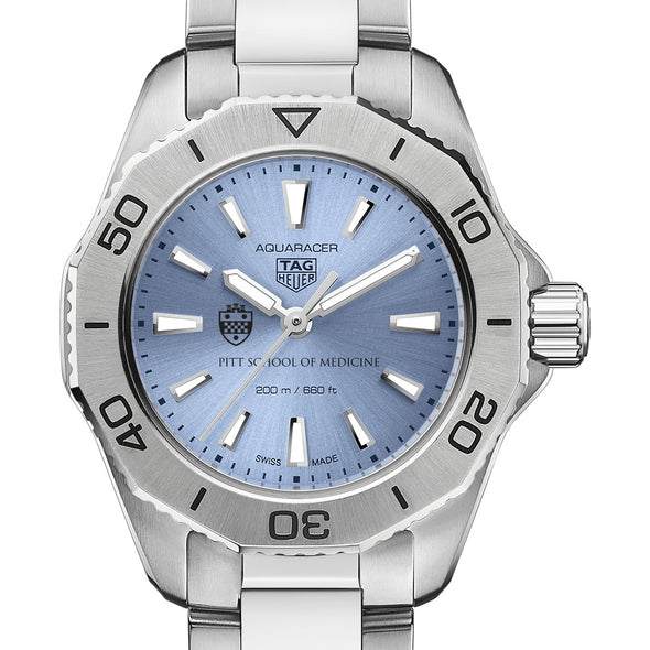 Pitt Med Women&#39;s TAG Heuer Steel Aquaracer with Blue Sunray Dial Shot #1