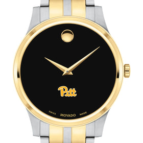 Pitt Men&#39;s Movado Collection Two-Tone Watch with Black Dial Shot #1