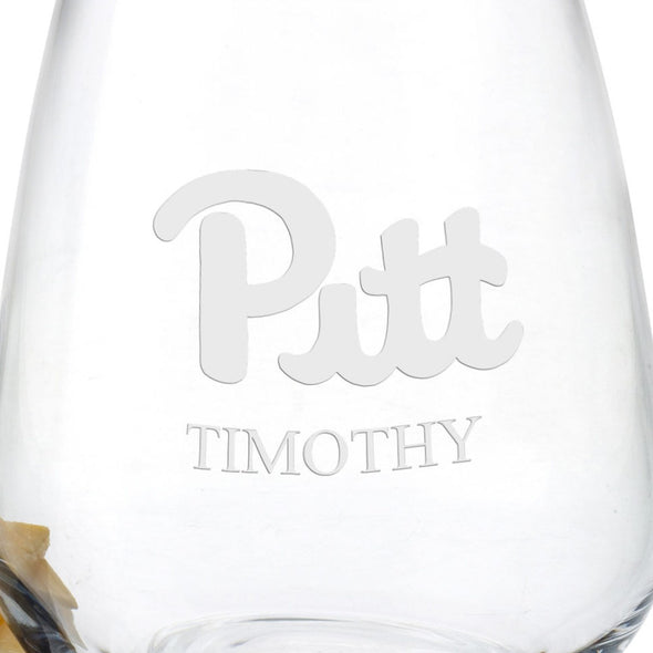 Pitt Stemless Wine Glasses Shot #3