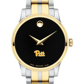 Pitt Women&#39;s Movado Collection Two-Tone Watch with Black Dial Shot #1