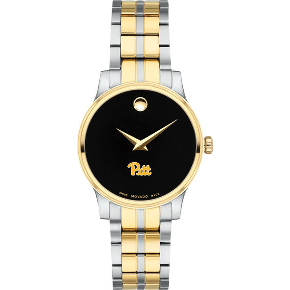 Pitt Women&#39;s Movado Collection Two-Tone Watch with Black Dial Shot #2