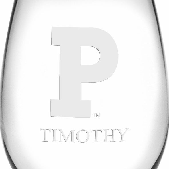 Princeton Stemless Wine Glasses Made in the USA Shot #3