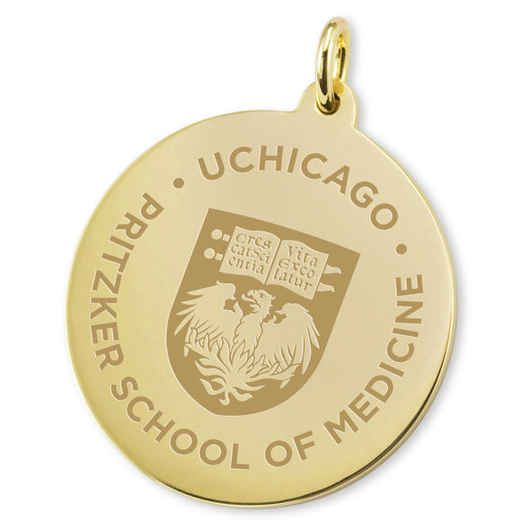 Pritzker School of Medicine 18K Gold Charm Shot #2