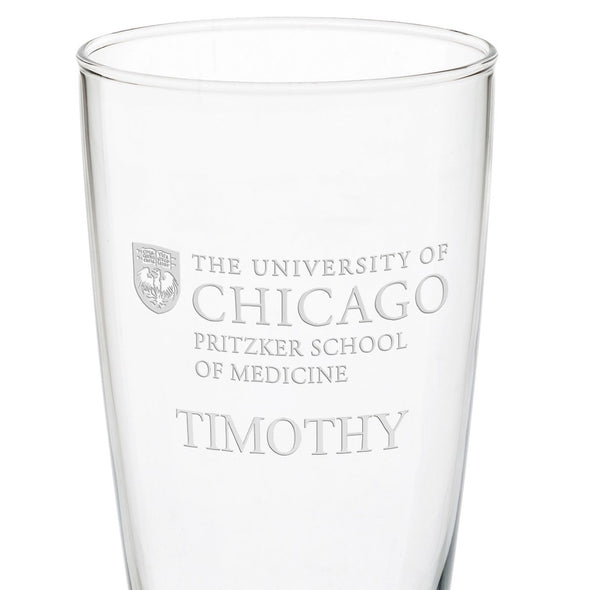 Pritzker School of Medicine 20oz Pilsner Glasses - Set of 2 Shot #3