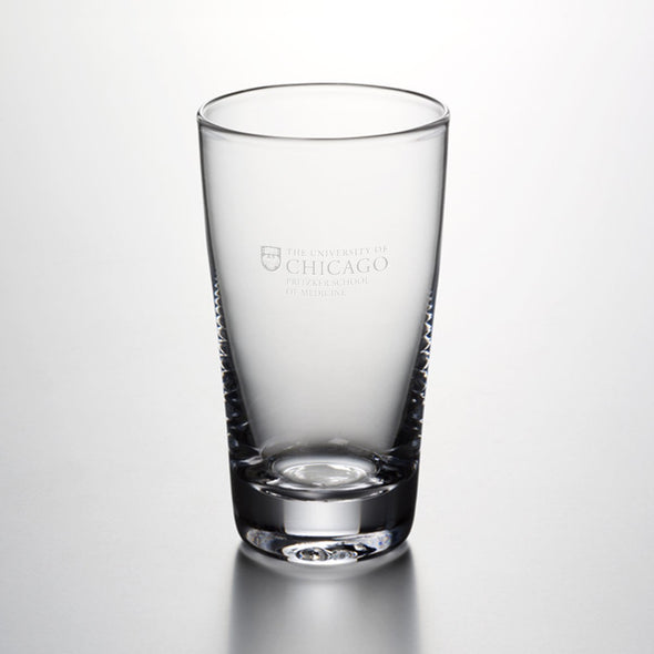 Pritzker School of Medicine Ascutney Pint Glass by Simon Pearce Shot #1