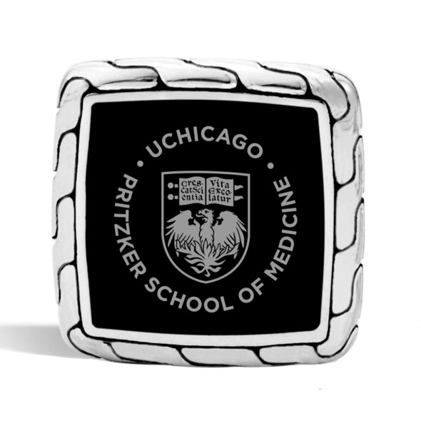 Pritzker School of Medicine Cufflinks by John Hardy with Black Onyx Shot #2