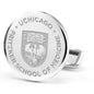 Pritzker School of Medicine Cufflinks in Sterling Silver Shot #2