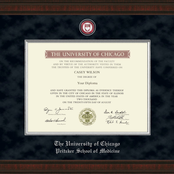 Pritzker School of Medicine Diploma Frame - Excelsior Shot #2