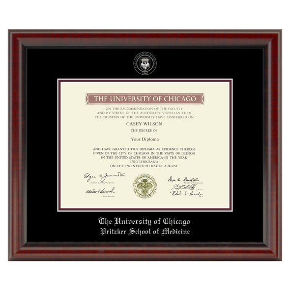 Pritzker School of Medicine Diploma Frame, the Fidelitas Shot #1