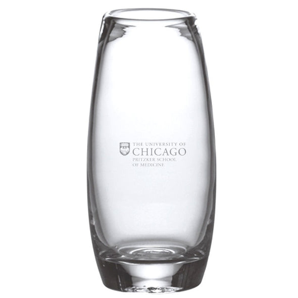 Pritzker School of Medicine Glass Addison Vase by Simon Pearce Shot #1