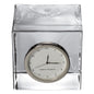 Pritzker School of Medicine Glass Desk Clock by Simon Pearce Shot #2