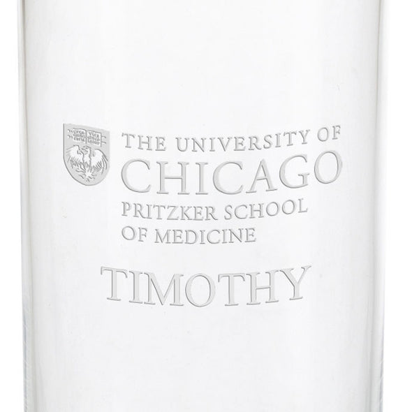 Pritzker School of Medicine Iced Beverage Glass Shot #3