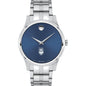 Pritzker School of Medicine Men's Movado Collection Stainless Steel Watch with Blue Dial Shot #2