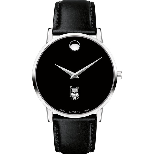 Pritzker School of Medicine Men&#39;s Movado Museum with Leather Strap Shot #2