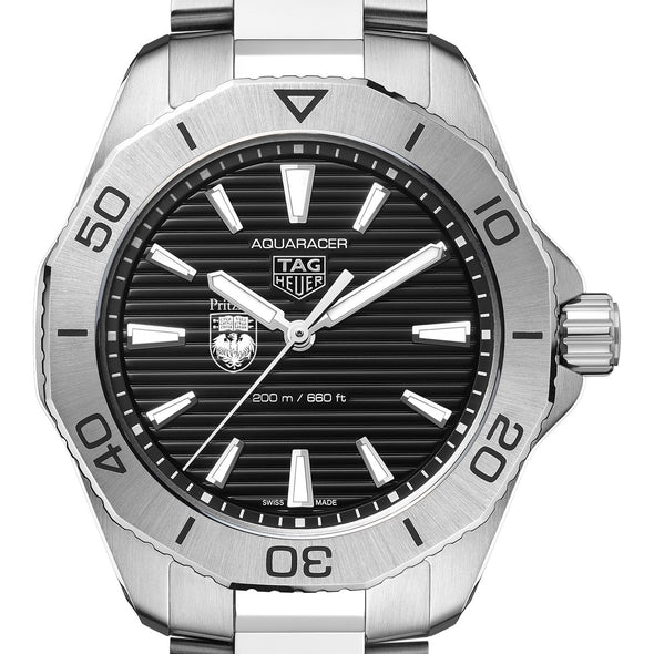 Pritzker School of Medicine Men&#39;s TAG Heuer Steel Aquaracer with Black Dial Shot #1