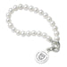 Pritzker School of Medicine Pearl Bracelet with Sterling Silver Charm