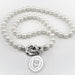 Pritzker School of Medicine Pearl Necklace with Sterling Silver Charm