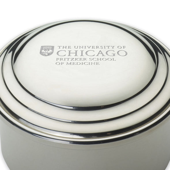 Pritzker School of Medicine Pewter Keepsake Box Shot #2