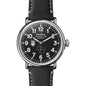 Pritzker School of Medicine Shinola Watch, The Runwell 47 mm Black Dial Shot #2