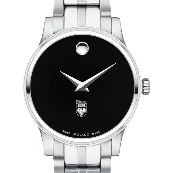 Pritzker School of Medicine Women&#39;s Movado Stainless Steel Watch with Black Dial Shot #1