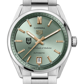 Pritzker School of Medicine Women&#39;s TAG Heuer Steel Carrera with Green Dial Shot #1