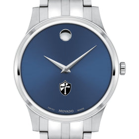 Providence Men&#39;s Movado Collection Stainless Steel Watch with Blue Dial Shot #1