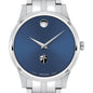 Providence Men's Movado Collection Stainless Steel Watch with Blue Dial Shot #1