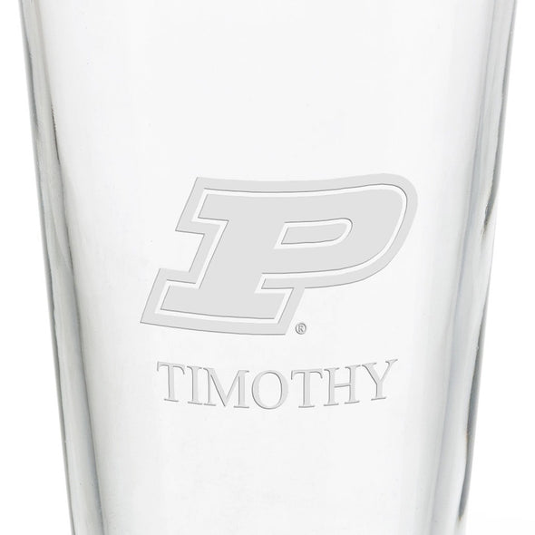 Purdue University 16 oz Pint Glass Shot #3