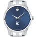 Rice Men's Movado Collection Stainless Steel Watch with Blue Dial