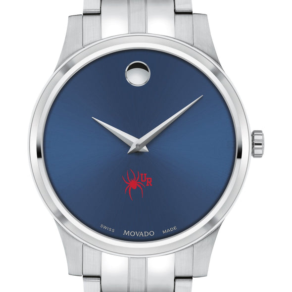 Richmond Men&#39;s Movado Collection Stainless Steel Watch with Blue Dial Shot #1