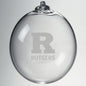 Rutgers Glass Ornament by Simon Pearce Shot #2