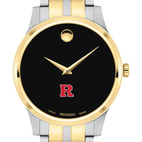 Rutgers Men&#39;s Movado Collection Two-Tone Watch with Black Dial Shot #1